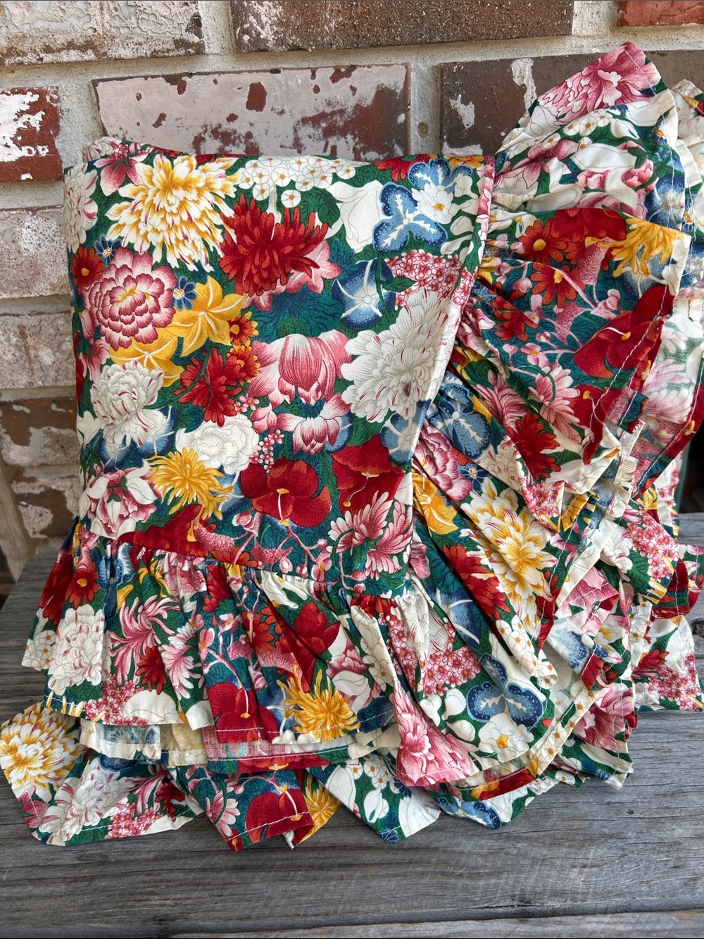 Vintage Ralph Lauren Thousand Flowers King Duvet Cover Rare Like New one Owner